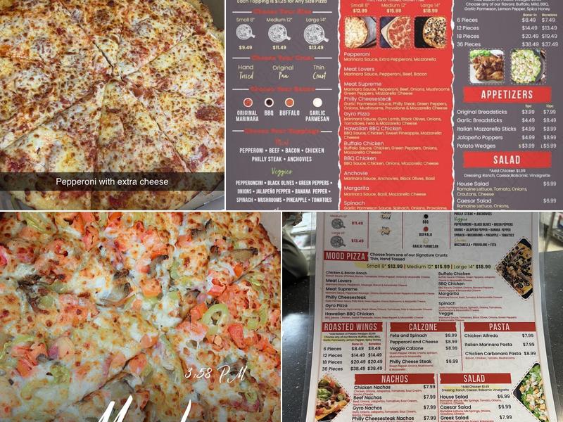 Pizza Mood Menu