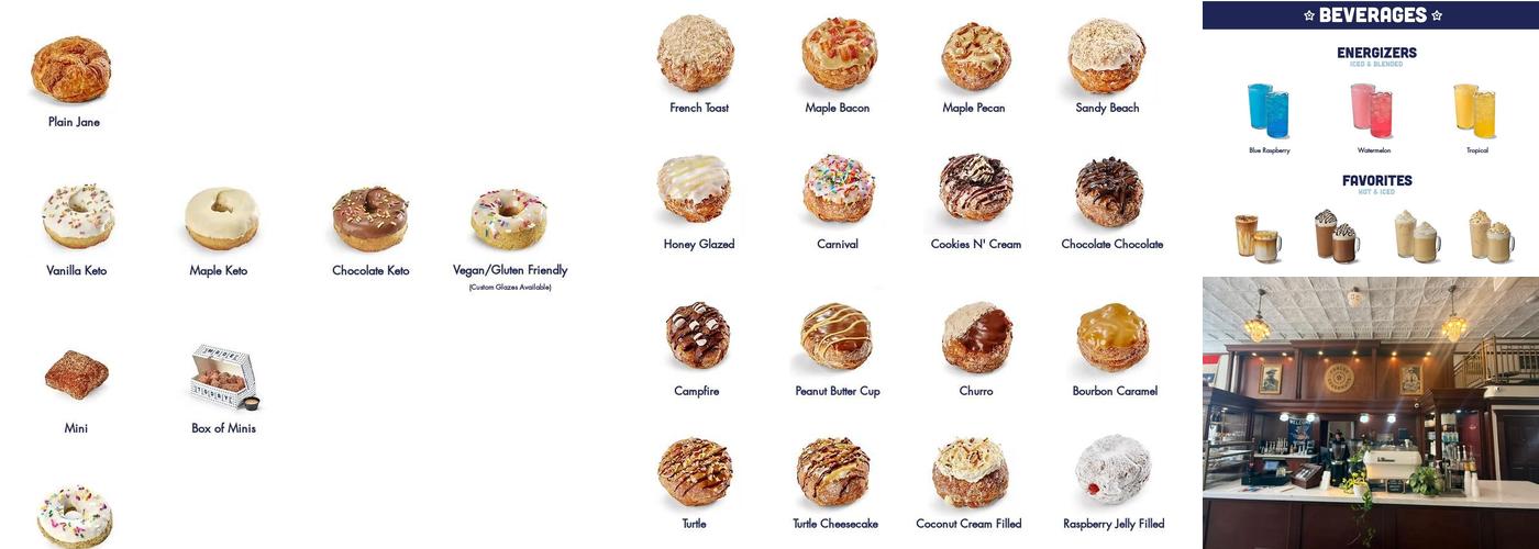 Parlor Doughnuts Menu