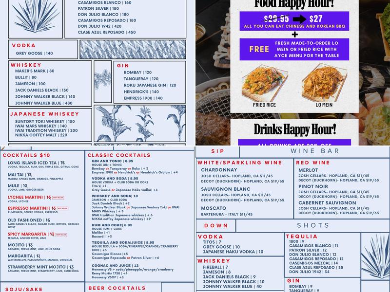 Nosh Grill House Menu