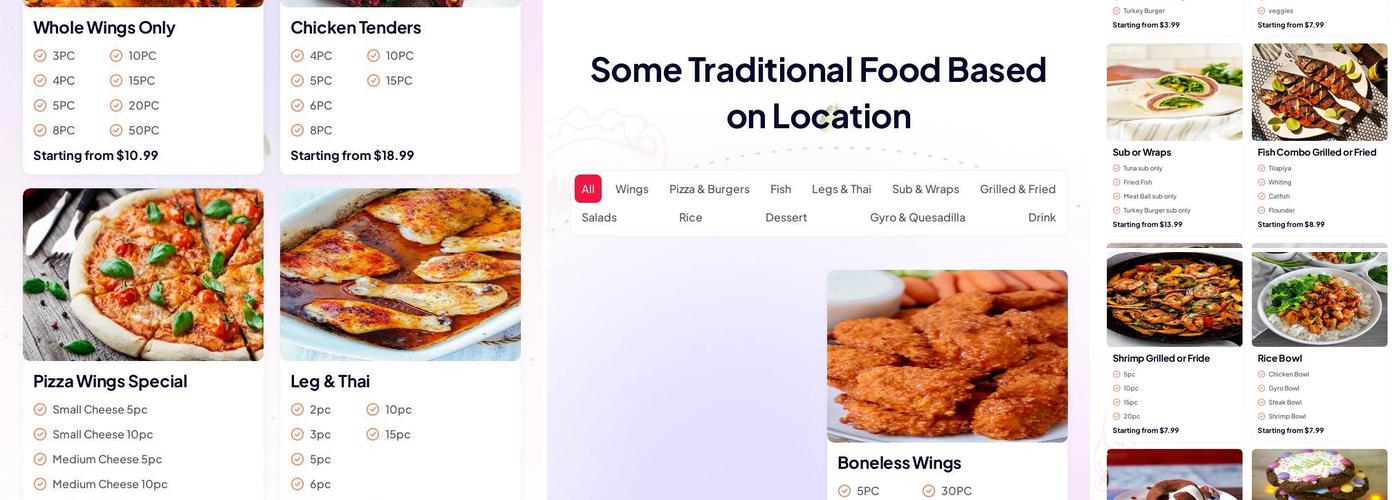 WingLand & Pizza (Halal) Menu