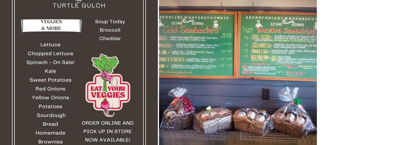 Turtle Gulch Gardens Menu