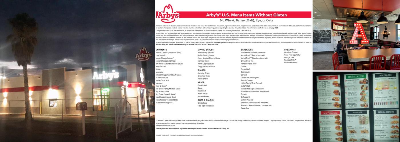 Arby's Menu