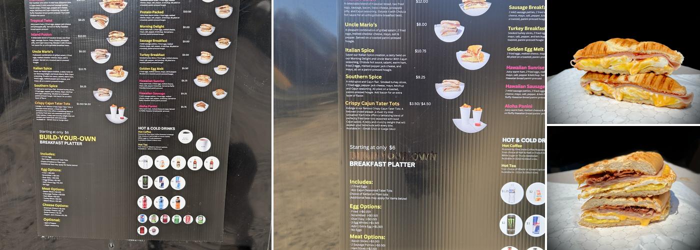 IRONBOX Breakfast Menu