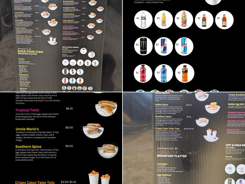 IRONBOX Breakfast Menu