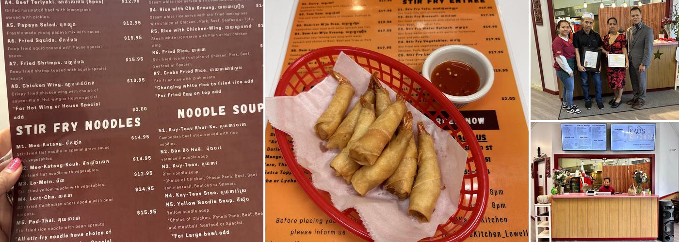 Kao’s Kitchen Menu