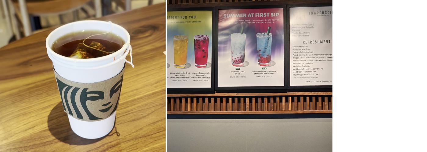 Starbucks Menu