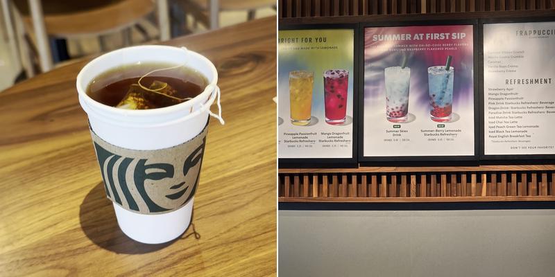 Starbucks Menu