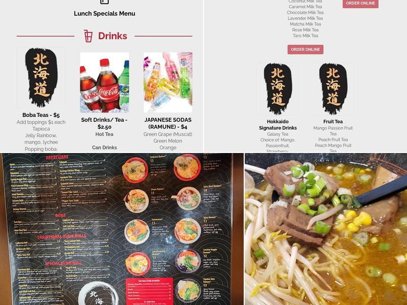 Hokkaido Ramen House Menu