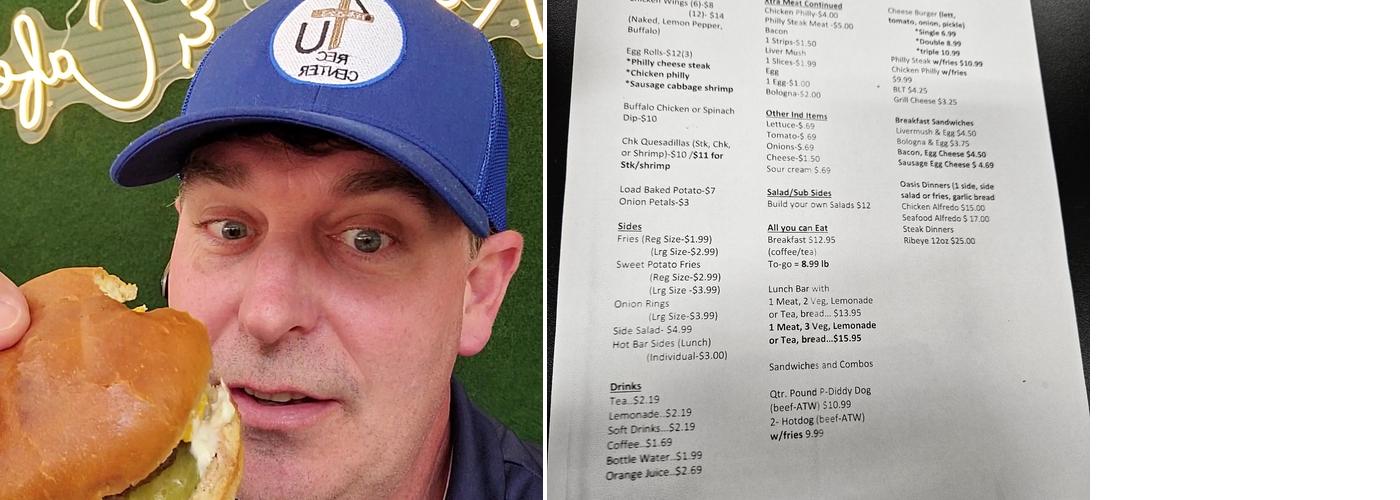 Oasis Kitchen & Cafe Menu