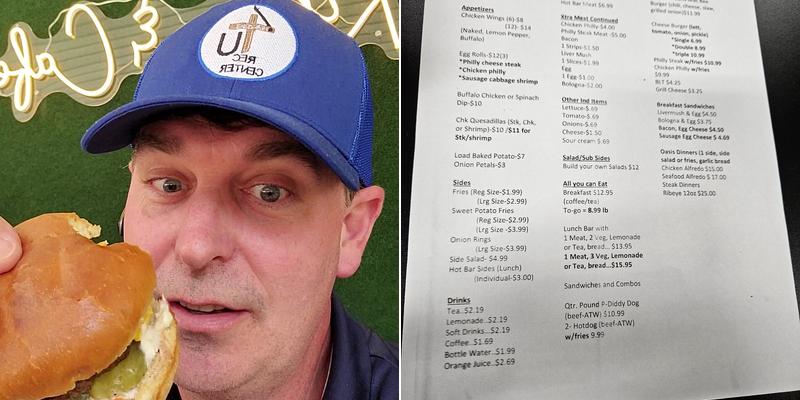 Oasis Kitchen & Cafe Menu