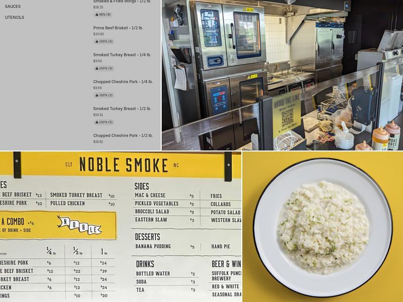 Noble Smoke Menu