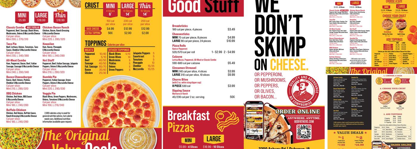 Godfather's Pizza Express Menu