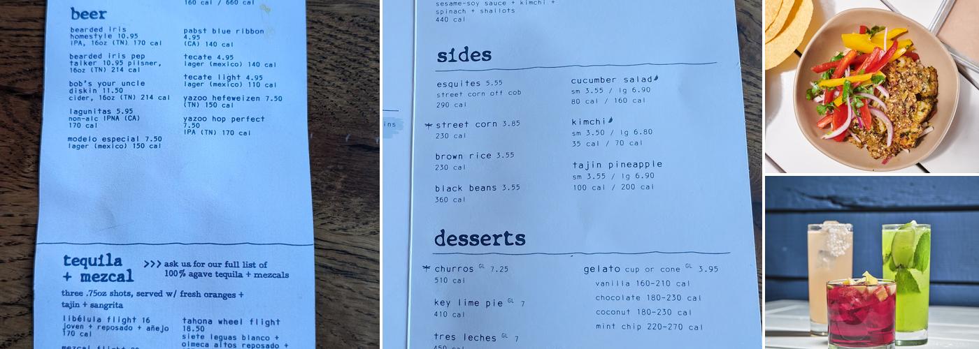 bartaco Menu