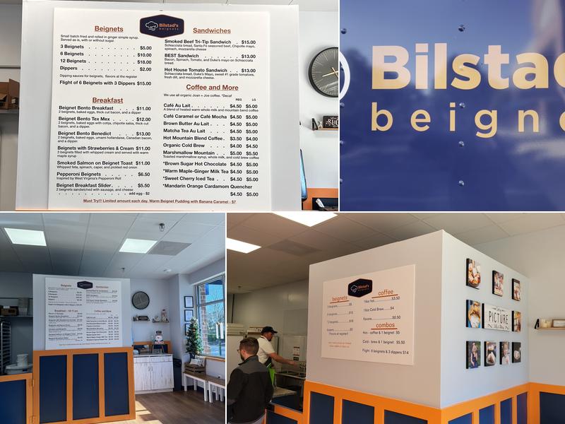 Bilstad's Beignets Menu