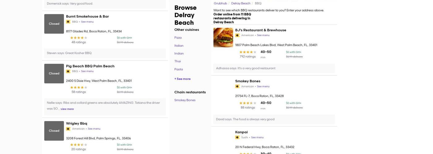 The Rib Stop & More Menu