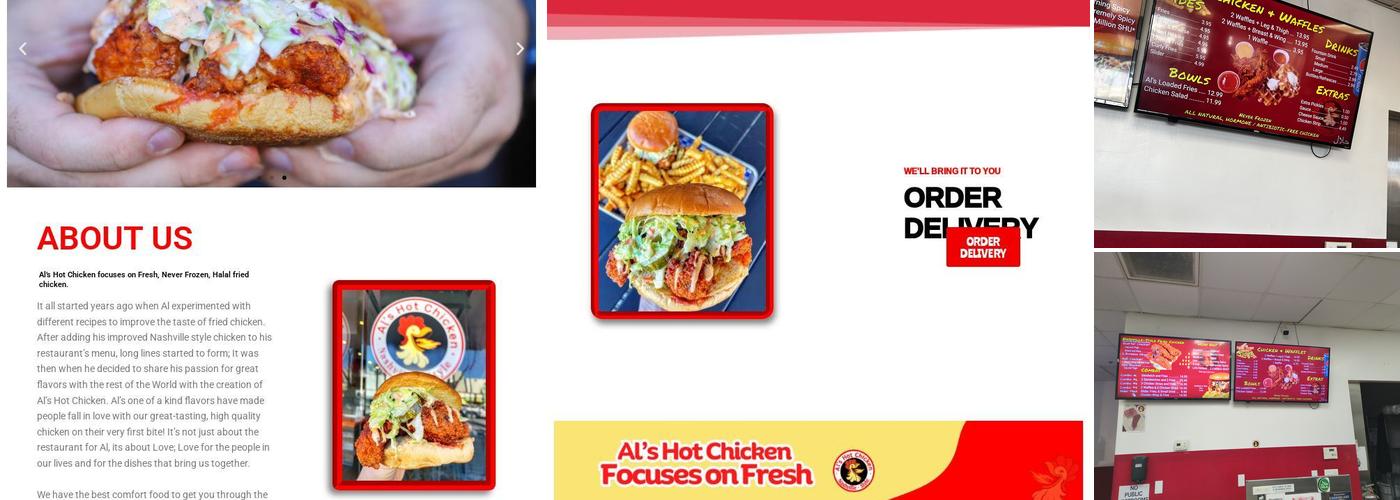 Al's Hot Chicken Menu