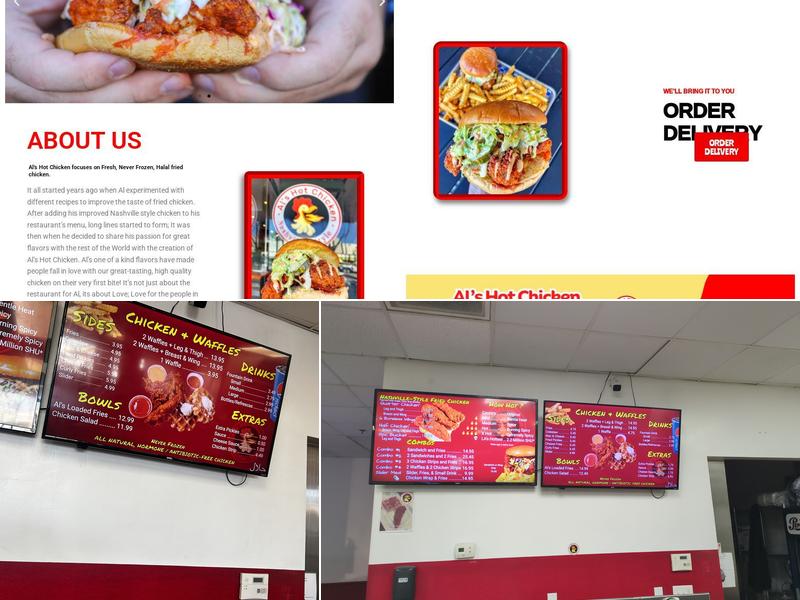 Al's Hot Chicken Menu