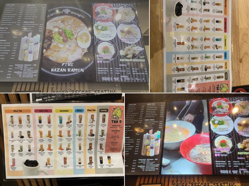 Blossom Ramen Menu