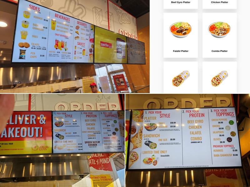 The Halal Guys Menu