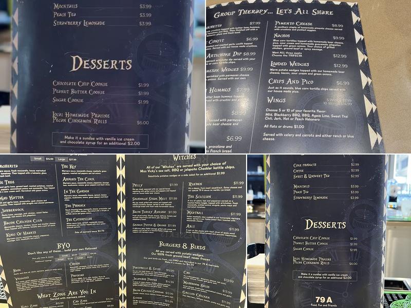 79A Restaurant Menu