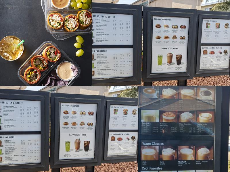 Starbucks Menu