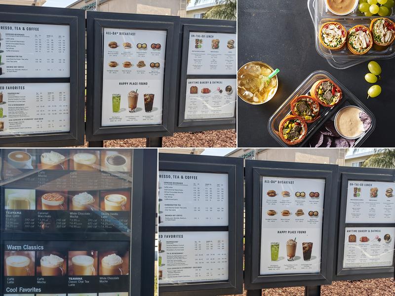 Starbucks Menu