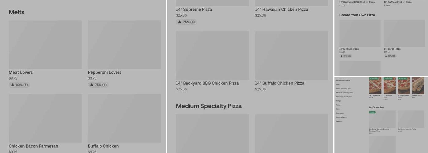 Pizza Hut Menu
