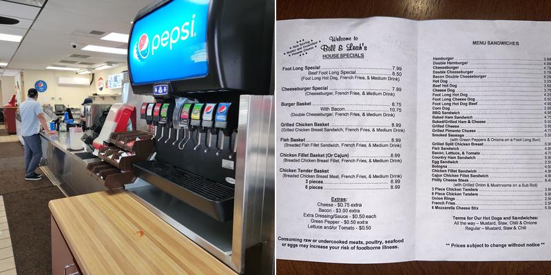 Bill and Leah’s Ice Cream and Cafe Menu