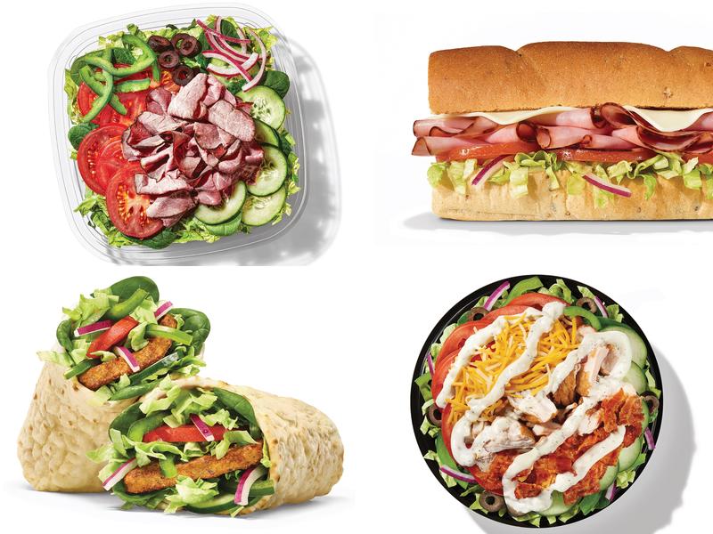 Subway Menu