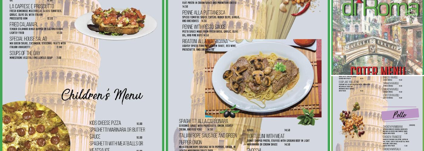 Sapore di Roma Menu