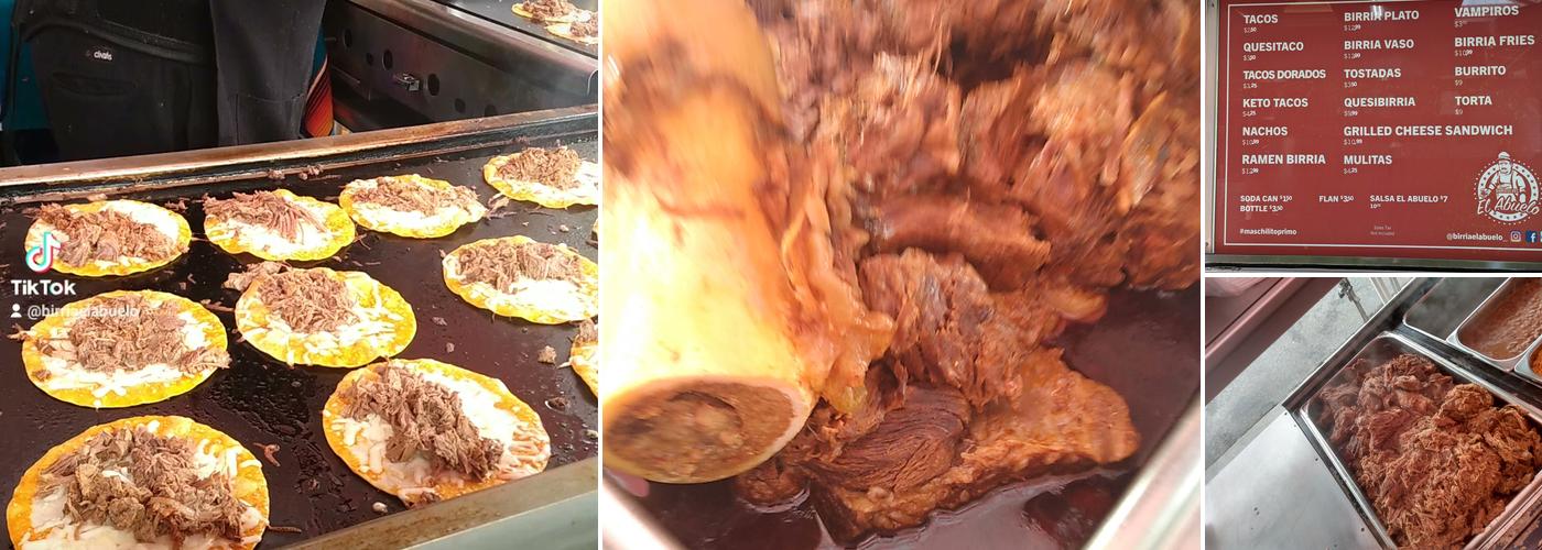 Birria El Abuelo Menu