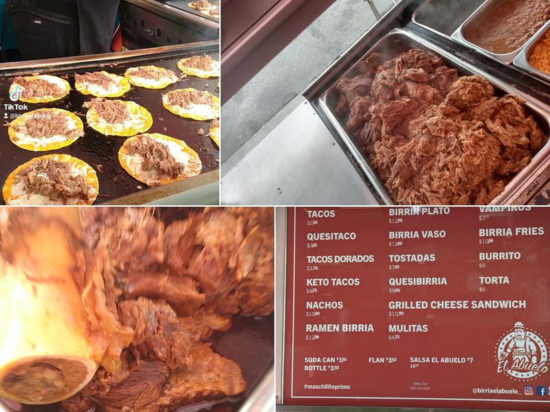 Birria El Abuelo Menu