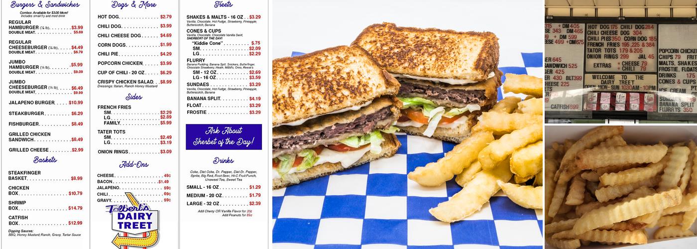 Tolbert’s Dairy Treet - New Location on John Stockbauer Menu