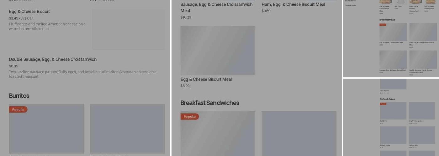 Burger King Menu