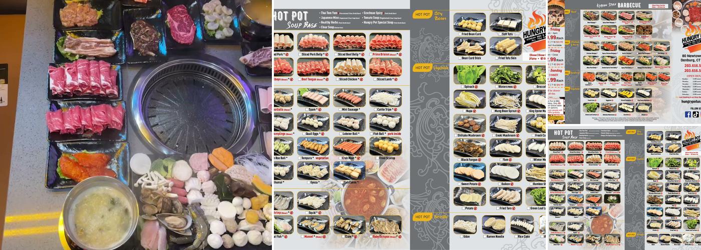 Hungry Pot Korean BBQ & Hot Pot Menu