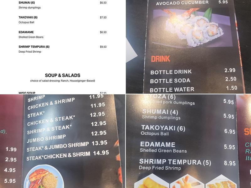 Iron Grill Menu