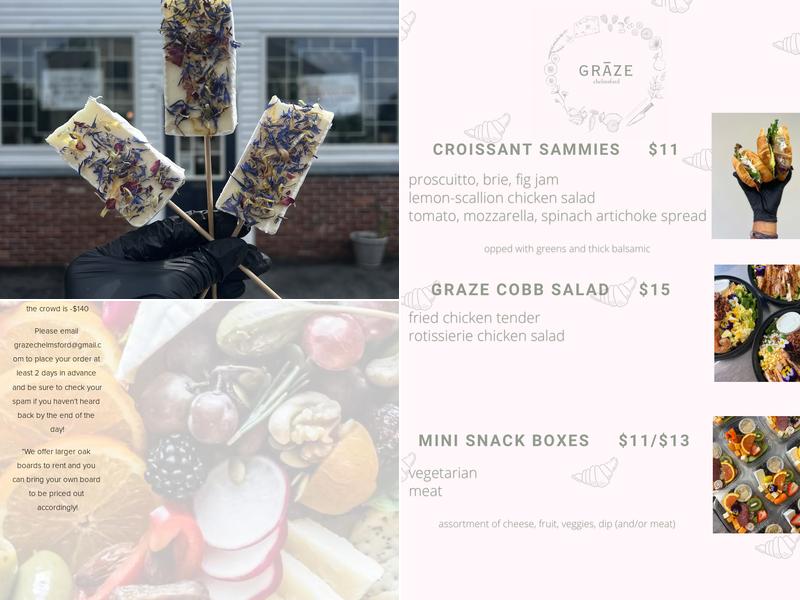 Grāze LLC Menu