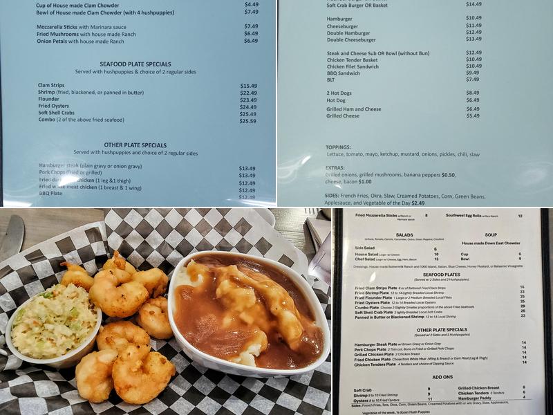 Paddy's Restaurant Menu