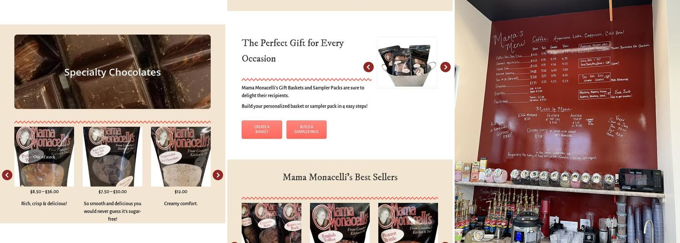 Mama Monacelli's Kitchen Menu