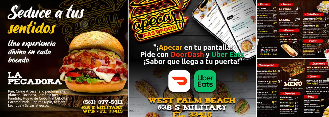 Apecar Fast Food Menu