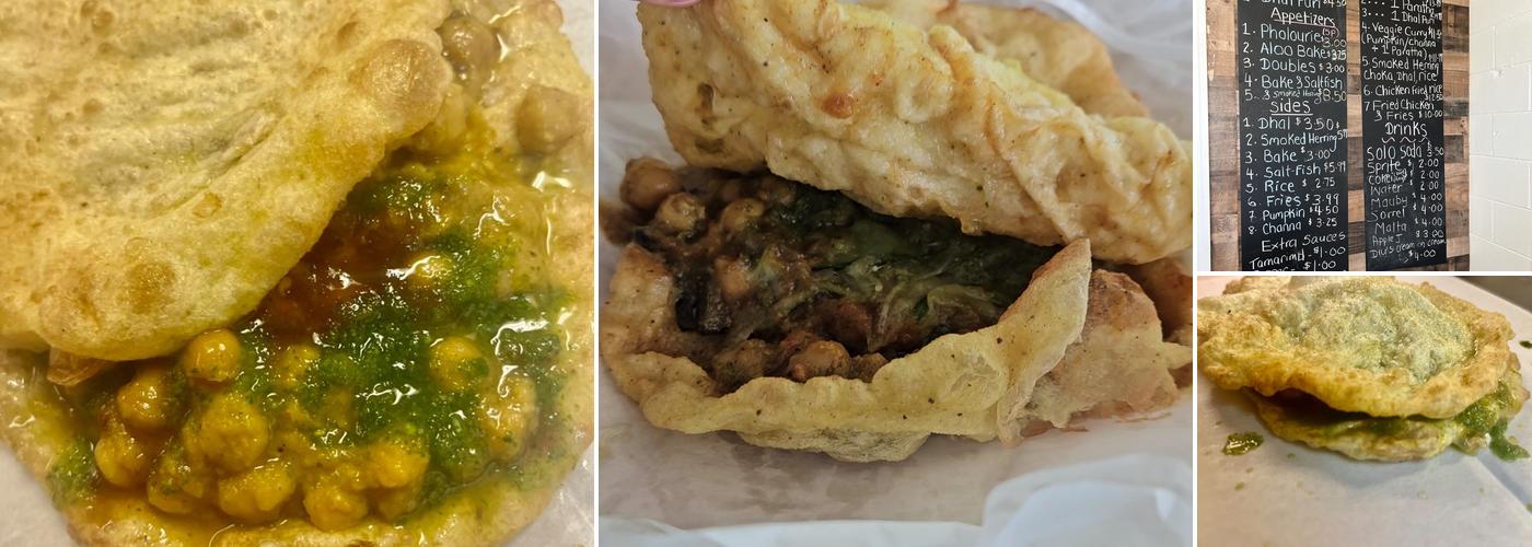 Dru's West-Indian Roti Shop Menu