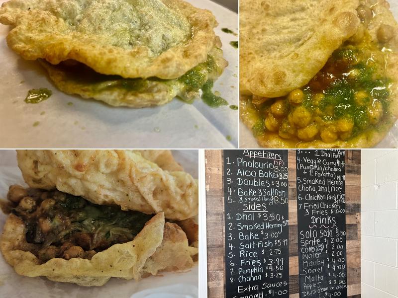 Dru's West-Indian Roti Shop Menu