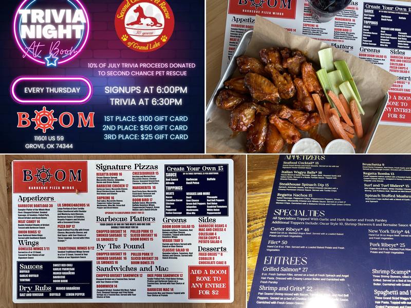 BOOM Menu