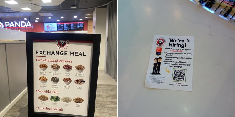 Panda Express Menu