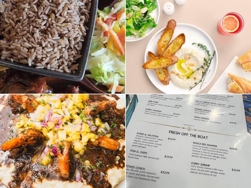 Reggae Jerk Hut Menu