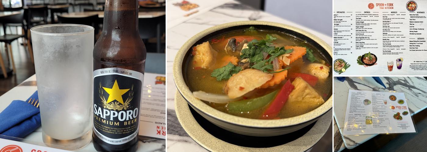 Spoon + Fork Thai Kitchen Menu