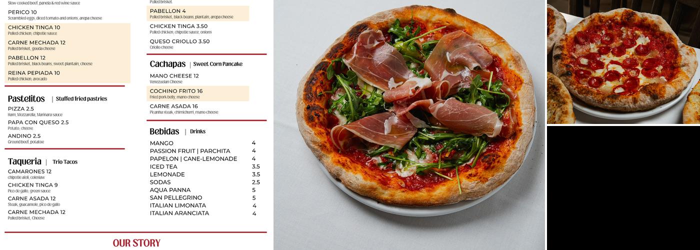 Roma-TX Menu