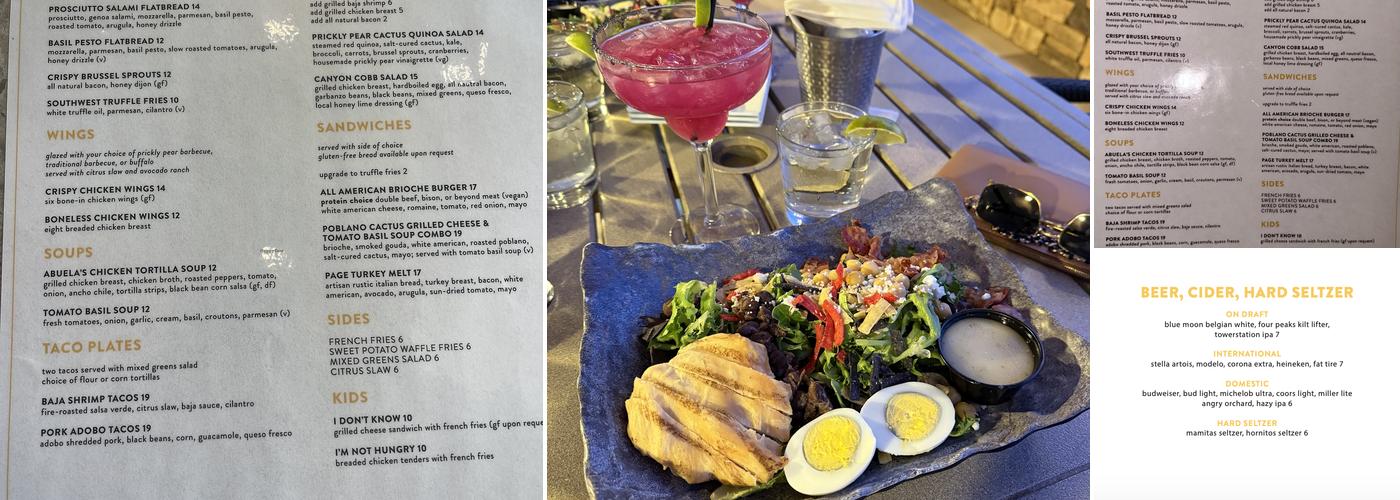 Prickly Pear Kitchen Menu