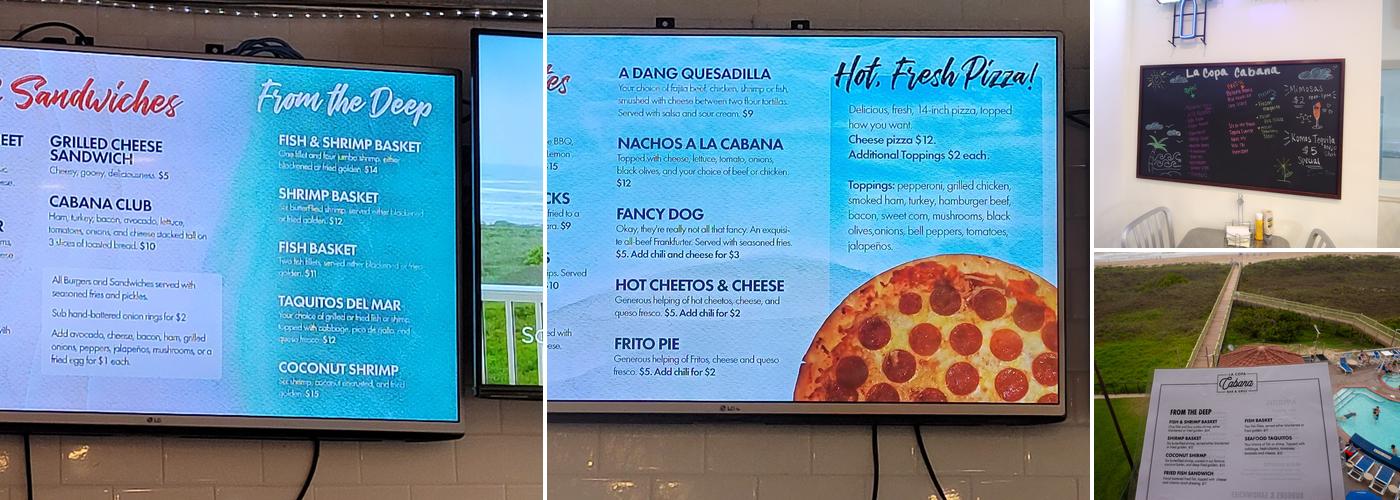 La Copa Cabana Bar & Grill Menu