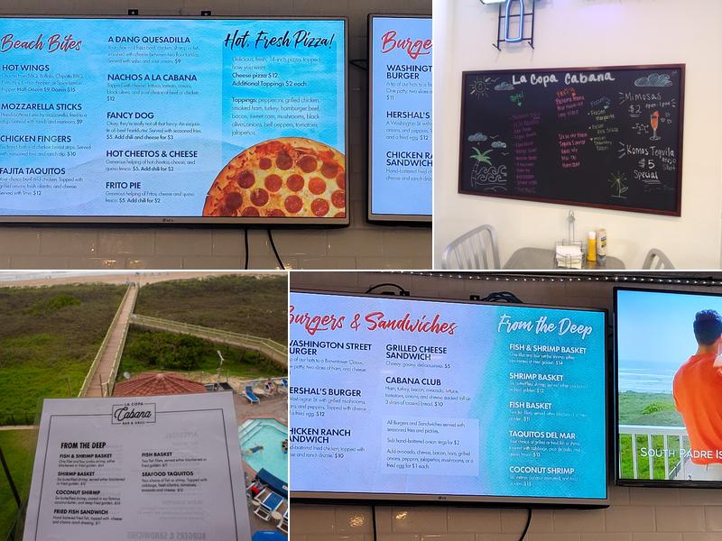 La Copa Cabana Bar & Grill Menu